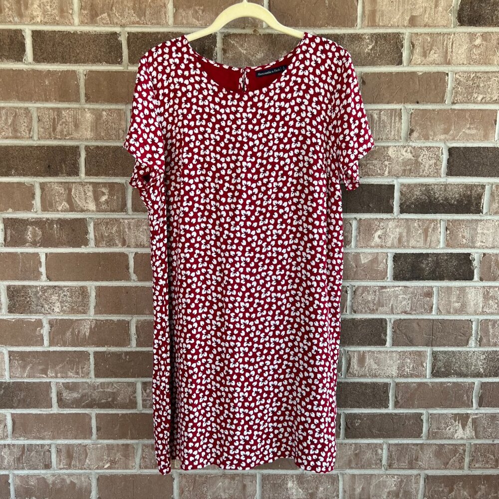 Abercrombie & Fitch patterned dress // large